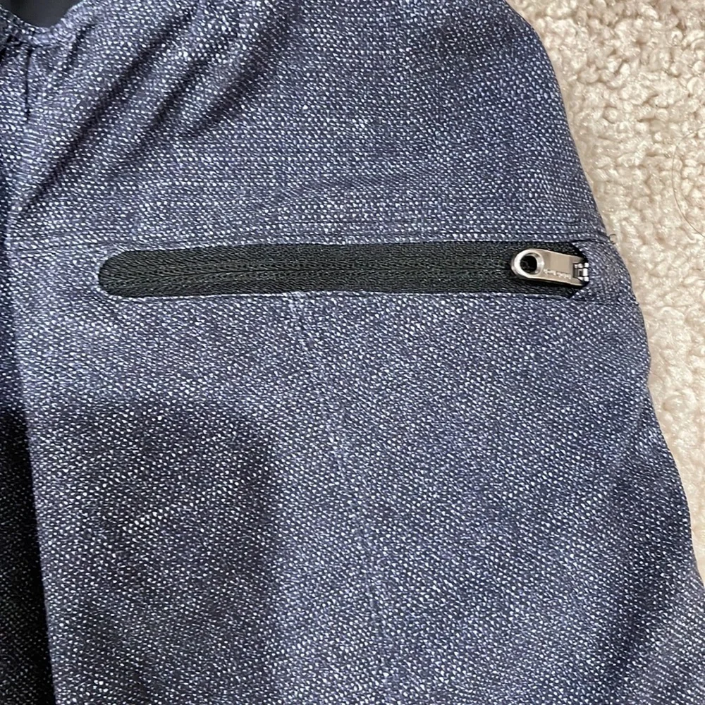 Lululemon Dark gray and black mens shorts.